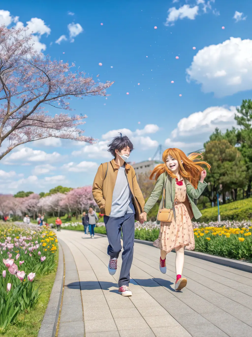 A vibrant image depicting a couple engaging in moderate activities like sightseeing or dining at a restaurant, representing comprehensive coverage for a balanced travel experience.