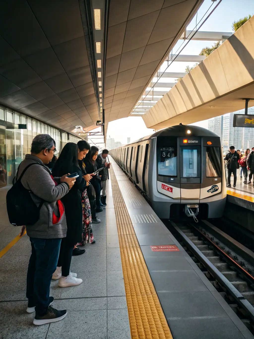 A view of the Paris Metro, showing people efficiently using the public transportation system, emphasizing the convenience and cost-effectiveness of the metro over car rentals.