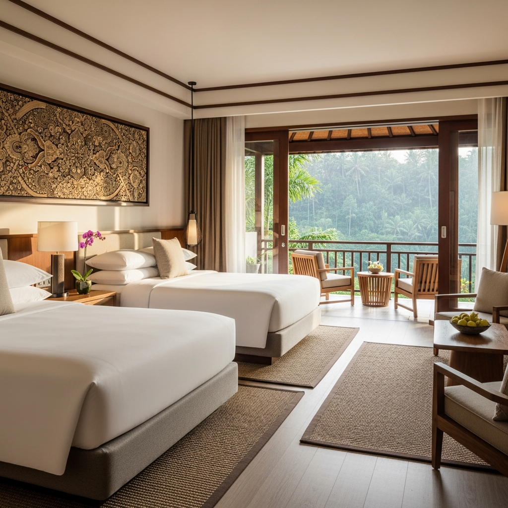 Hôtel Four Seasons Bali Ubud twins beds Twin Beds Destinations Couples